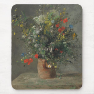 Blumen in einem Vase, c.1866 Mousepad