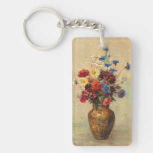 Blumen in einem Vase, c.1910 Schlüsselanhänger