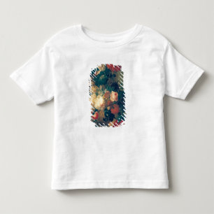 Blumen in einem Vase mit dem Nest eines Vogels Kleinkind T-shirt