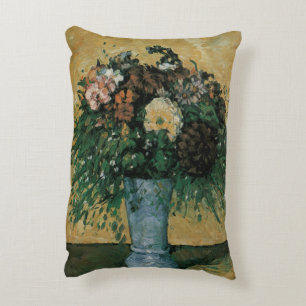 Blumen in einer blauen Vase von Paul Cezanne Vinta Dekokissen