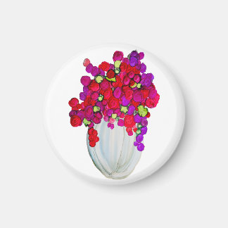 Blumen in Vase Magnet