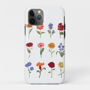 Blumen iPhone 11 Pro Hülle Personalisierte Handy