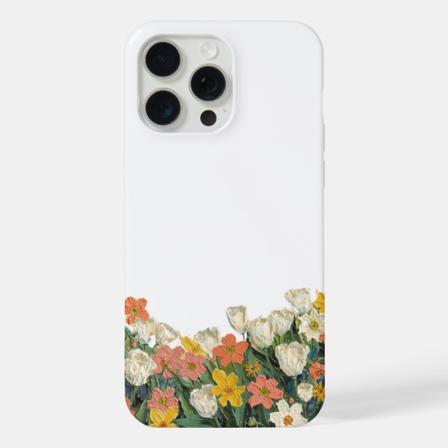 Blumen iPhone 15 Pro Max Hülle (Rückseite)