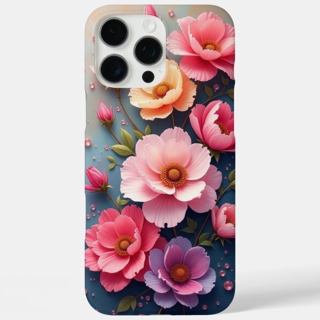 Blumen  iPhone 16 pro max hülle (Rückseite)