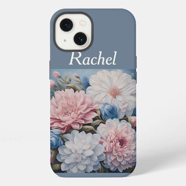 Blumen iPhone Hülle (Rückseite)