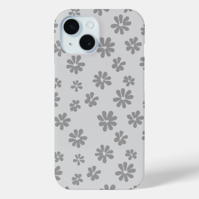 Blumen-iPhone-Hülle – Elegantes Blumen-Design Case-Mate iPhone Hülle (Rückseite)