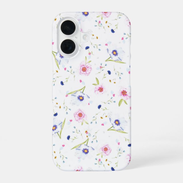 Blumen iPhone-Hülle iPhone 16 Hülle (Rückseite)