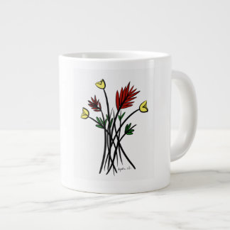 Blumen Jumbo-Tasse