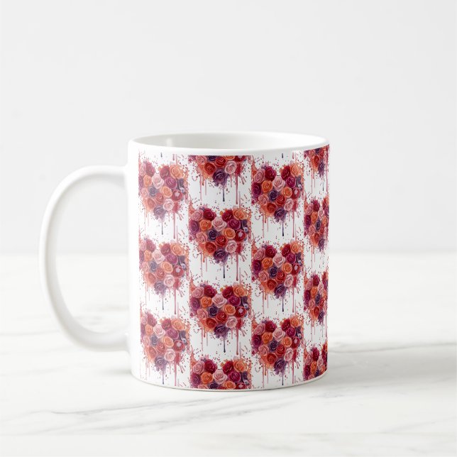 Blumen Kaffeetasse (Links)