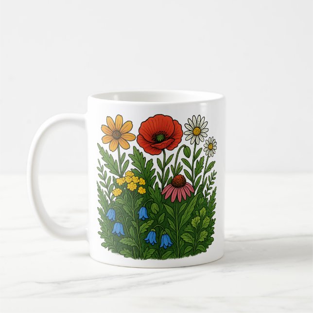 Blumen  kaffeetasse (Links)