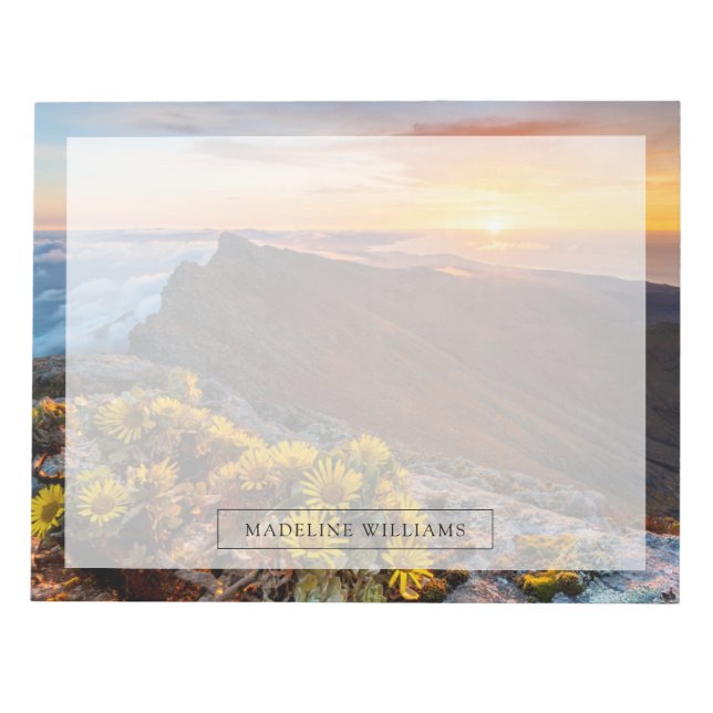 Blumen | Kanarische Inseln, Spanien Notizblock (Vorderseite)