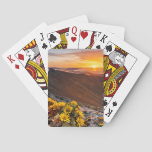 Blumen Kanarische Inseln, Spanien Spielkarten