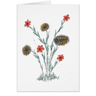 Blumen-Karte
