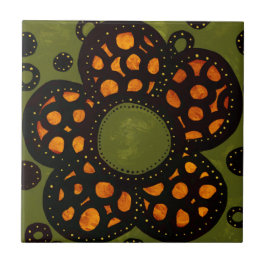 Blumen-Keramik-Fliese Fliese