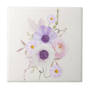 Blumen-Keramikfliese Fliese