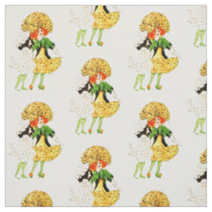 BLUMEN-KIND - RINGELBLUMEN-FEENHAFTES MIT STOFF
