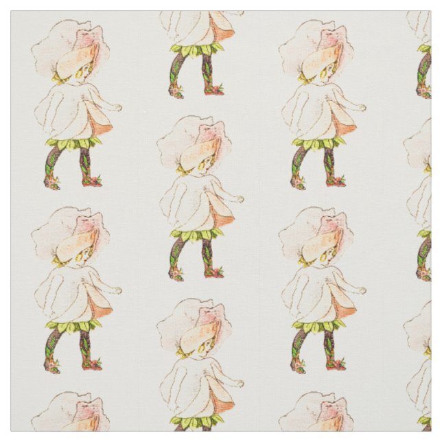 BLUMEN-KIND - SÜSSE ERBSEN-FEENHAFTES MIT STOFF (Muster)