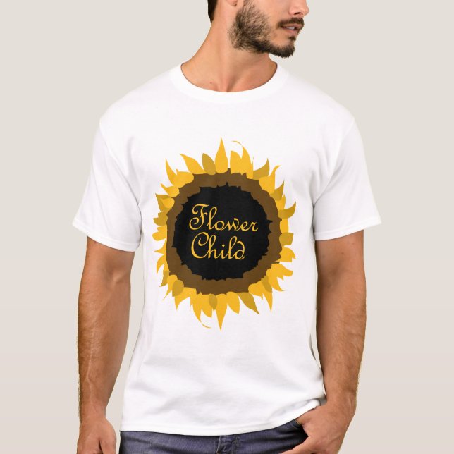 Blumen-Kind T-Shirt (Vorderseite)