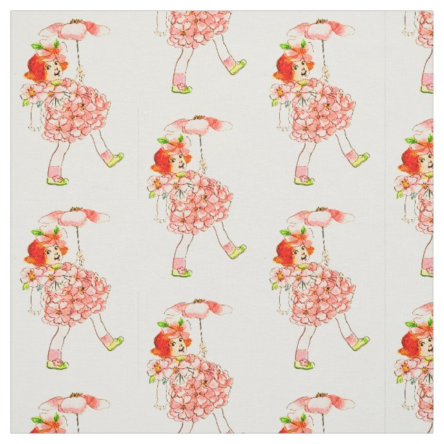 BLUMEN-KINDERFEENHAFTES MIT BLUMENMUSTER STOFF (Muster)