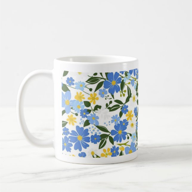 Blumen-Klassik-Tasse Kaffeetasse (Links)