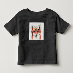 Blumen-Kronen-FörsterFox Kleinkind T-shirt
