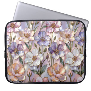 Blumen Laptop Hülle Blumenmuster Laptopschutzhülle