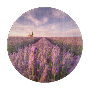 Blumen   Lavendel Südfrankreich Schneidebrett