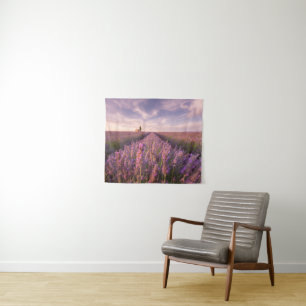 Blumen   Lavendel Südfrankreich Wandteppich