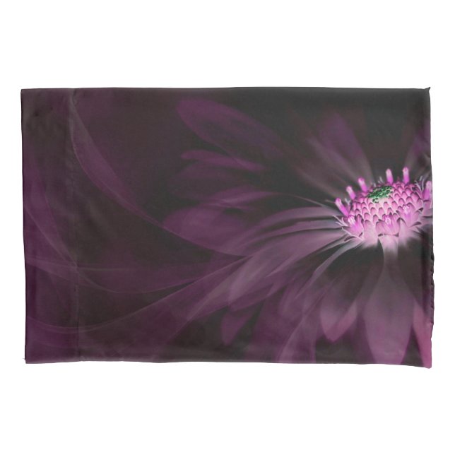 Blumen | Lila Daisy Kissenbezug (Vorderseite)