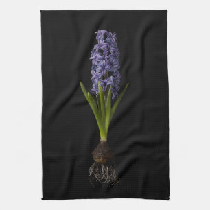 Blumen Lila Hyacinth Bulb Geschirrtuch