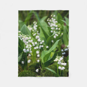 Blumen Lily of the Valley Schweden Fleecedecke
