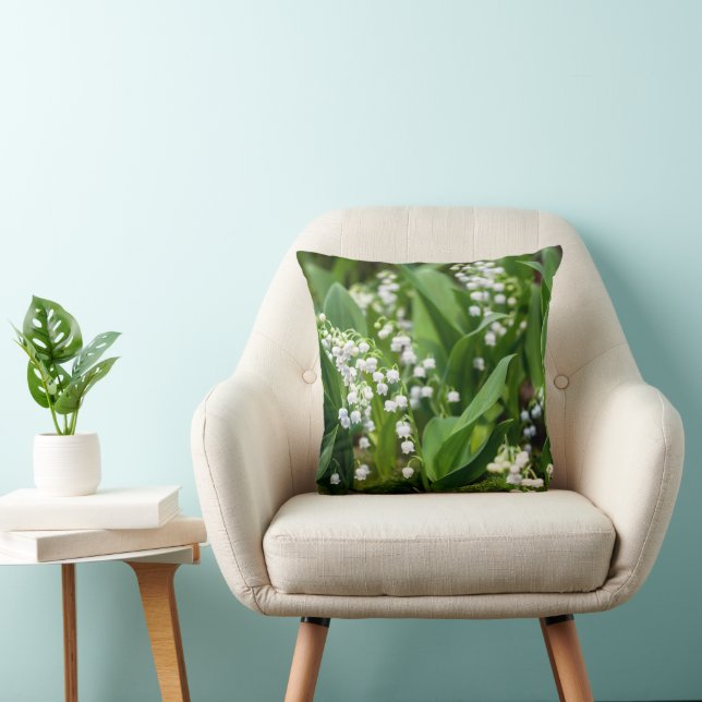 Blumen | Lily of the Valley Schweden Kissen (Stuhl )