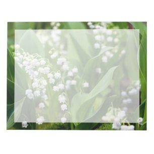 Blumen   Lily of the Valley Schweden Notizblock