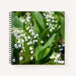 Blumen   Lily of the Valley Schweden Notizbuch