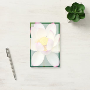 Blumen Lotus Water Blume Post-it Klebezettel