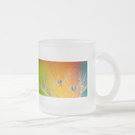 Blumen-Löwenzahn-Polterabend-Liebe-Malen Mattglastasse