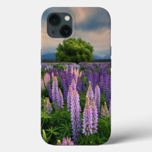 Blumen Lupinefeld in Neuseeland Case-Mate iPhone Hülle