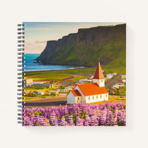 Blumen Lupinen in Bloom Süd Island Notizbuch