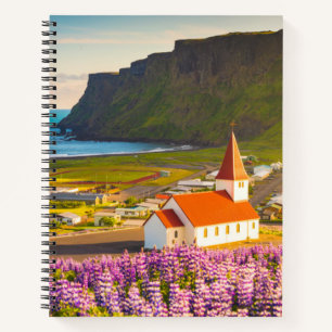 Blumen Lupinen in Bloom Süd Island Notizbuch