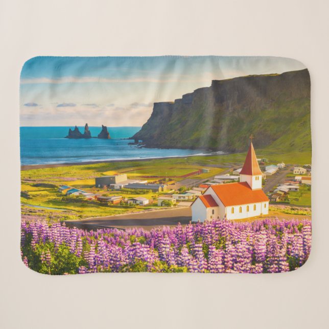 Blumen | Lupinen in Bloom Süd Island Sherpadecke (Vorderseite (Horizontal))