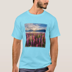Blumen   Lupinen Neuseeland T-Shirt