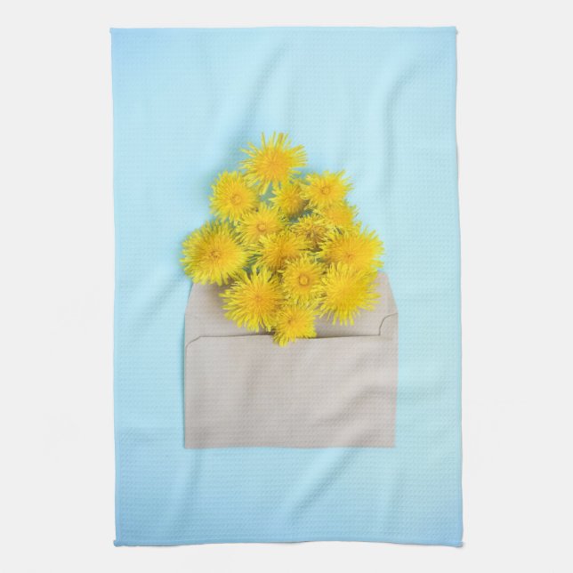 Blumen | Lüster in Umschlag Geschirrtuch (Vertikal)