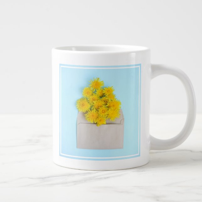 Blumen | Lüster in Umschlag Jumbo-Tasse (Rechts)