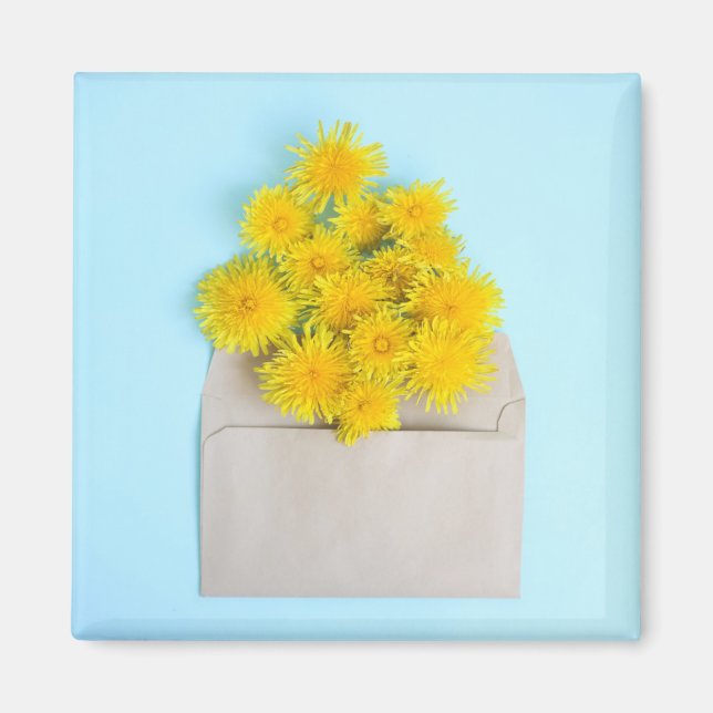 Blumen | Lüster in Umschlag Magnet (Vorne)