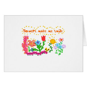 Blumen machen mich Lächeln-T - Shirts und