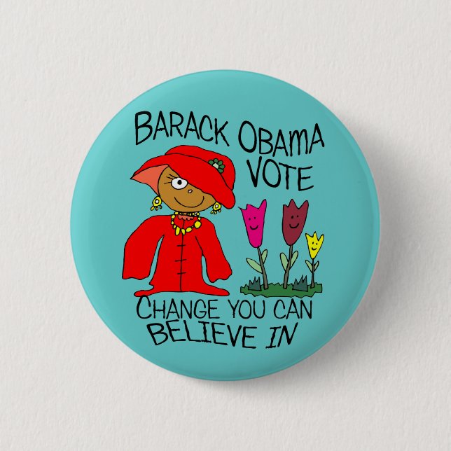 BLUMEN-MÄDCHEN BUTTON (Vorderseite)