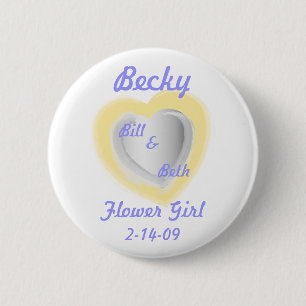 Blumen-Mädchen Knopf-Fertigen besonders an Button
