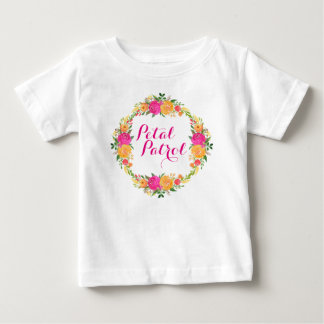 Blumen-Mädchen-Shirt-Blumenblatt-Patrouillen-Shirt Baby T-shirt