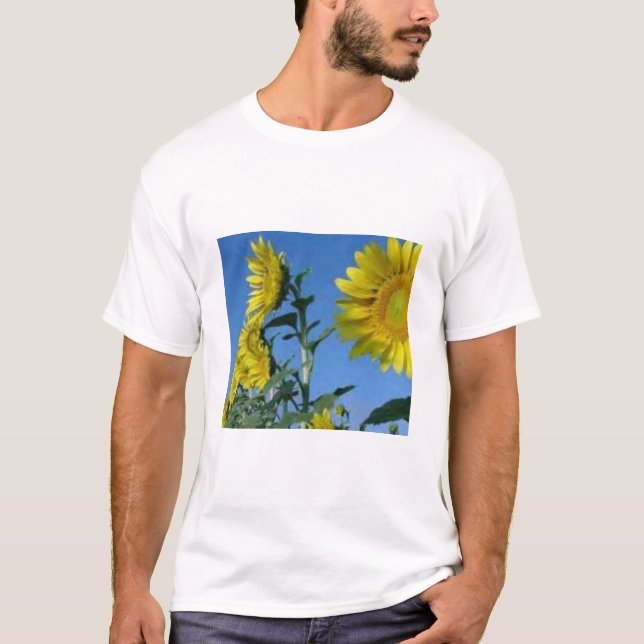 Blumen-Mädchen T-Shirt (Vorderseite)