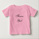 Blumen-Mädchen-T - Shirt<br><div class="desc">Vergessen Sie nicht das Blumenmädchen, wenn Sie Ihre Hochzeit planen! Sie hat einen wichtigen Job!</div>